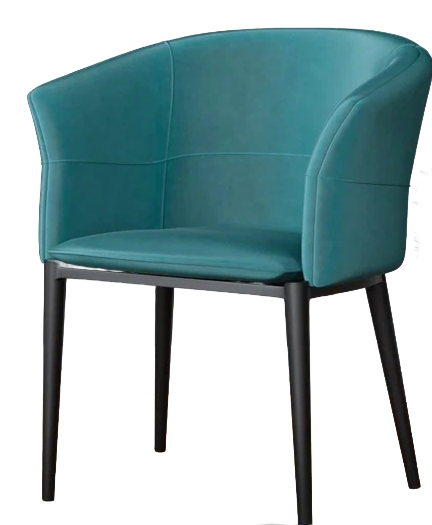 Стул DC-2289 (каркас черный тк.тиффани/ Velvet HLR-58)