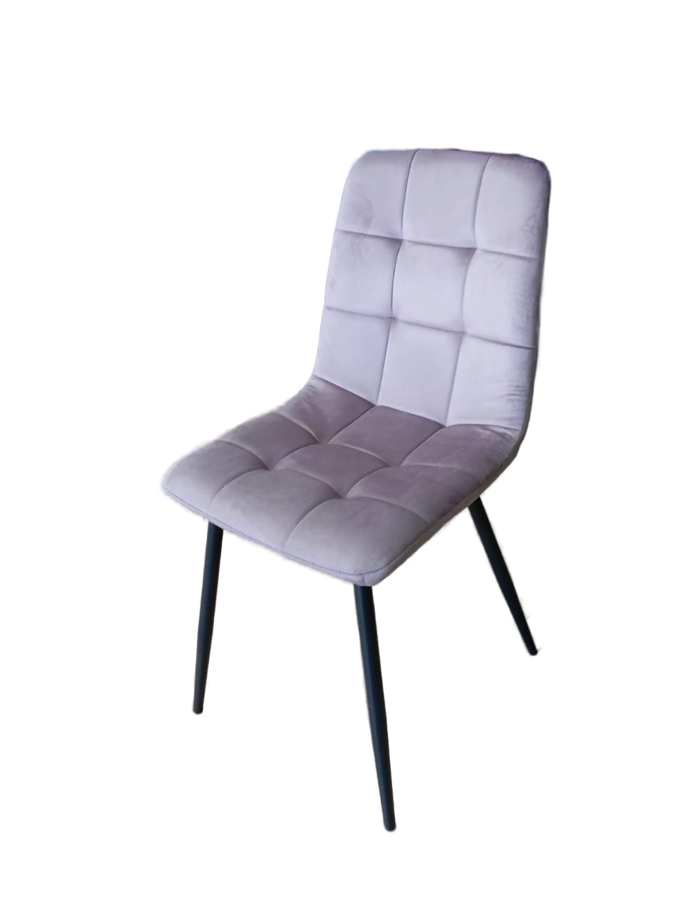 Стул Y2017 (каркас черный тк. коллекции Велюр сирень (S48))