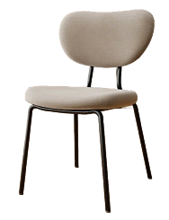 Стул DC-2309 (каркас черный тк.Капучино/ Velvet HLR-7) Стул DC-2309 (каркас черный тк.Капучино/ Velvet HLR-7)